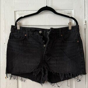 Old Navy Black Denim Women Shorts
